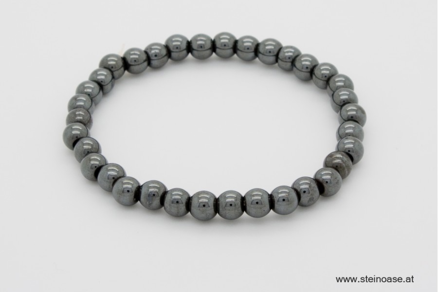 Armband Hämatit 6mm